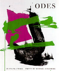 Michael Goldberg and Frank O'Hara, cover of Odes, 1960