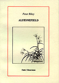 Cover of Alstonefield, by Peter Riley