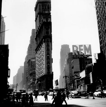 Rudy Burckhardt - Times-Building-New-York-1947