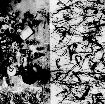 Rudy Burckhardt: Jackson Pollock, Springs, New York, 1950
