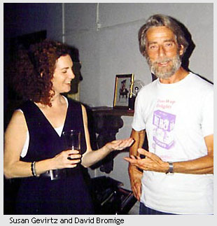 Susan Gevirtz and David Bromige
