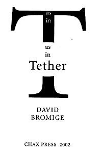 Cover of Bromige Book - As In T as in Tether