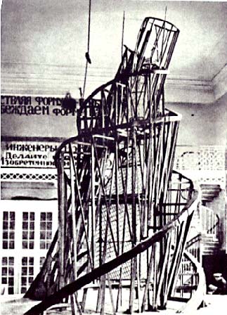Tatlin's model 1919-1920