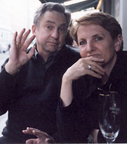 John Tranter and Pam Brown, Berlin, 2001
