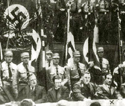 Heidegger (front right), 1933