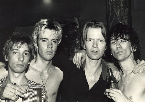 Jim Carroll in later years, second from right, courtesy City Pages, 2009-09-14
