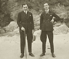 l to r: Vicente Huidobro, Gerardo Diego