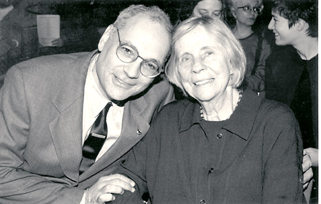 Charles Bernstein, Barbara Guest, photo by Star Black, 1999
