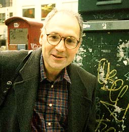 Charles Bernstein, New York City, November 1997, photo by John Tranter
