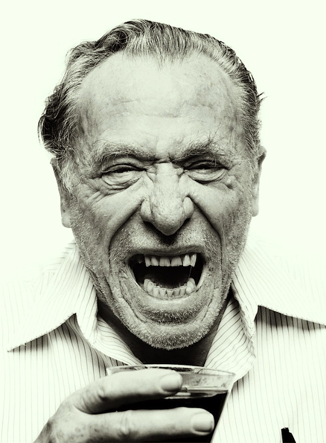 Charles Bukowski, c.1981, photo by Mark Hanauer