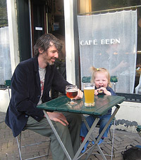 Cralan Kelder with his daughter Crash